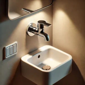 Chọn kích thước lavabo rửa mặt phù hợp với diện tích phòng tắm nhỏ