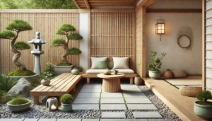 thiết kế tiểu cảnh sân vườn nhỏ đẹp kiểu Nhật