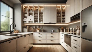 tủ bếp gỗ công nghiệp mdf