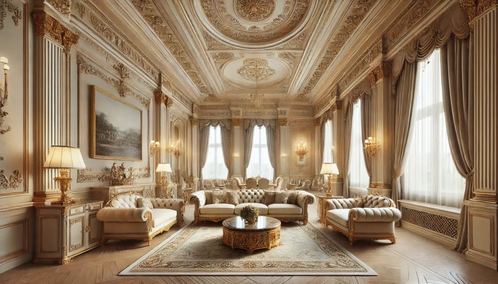 sofa phòng khách tân cổ điển